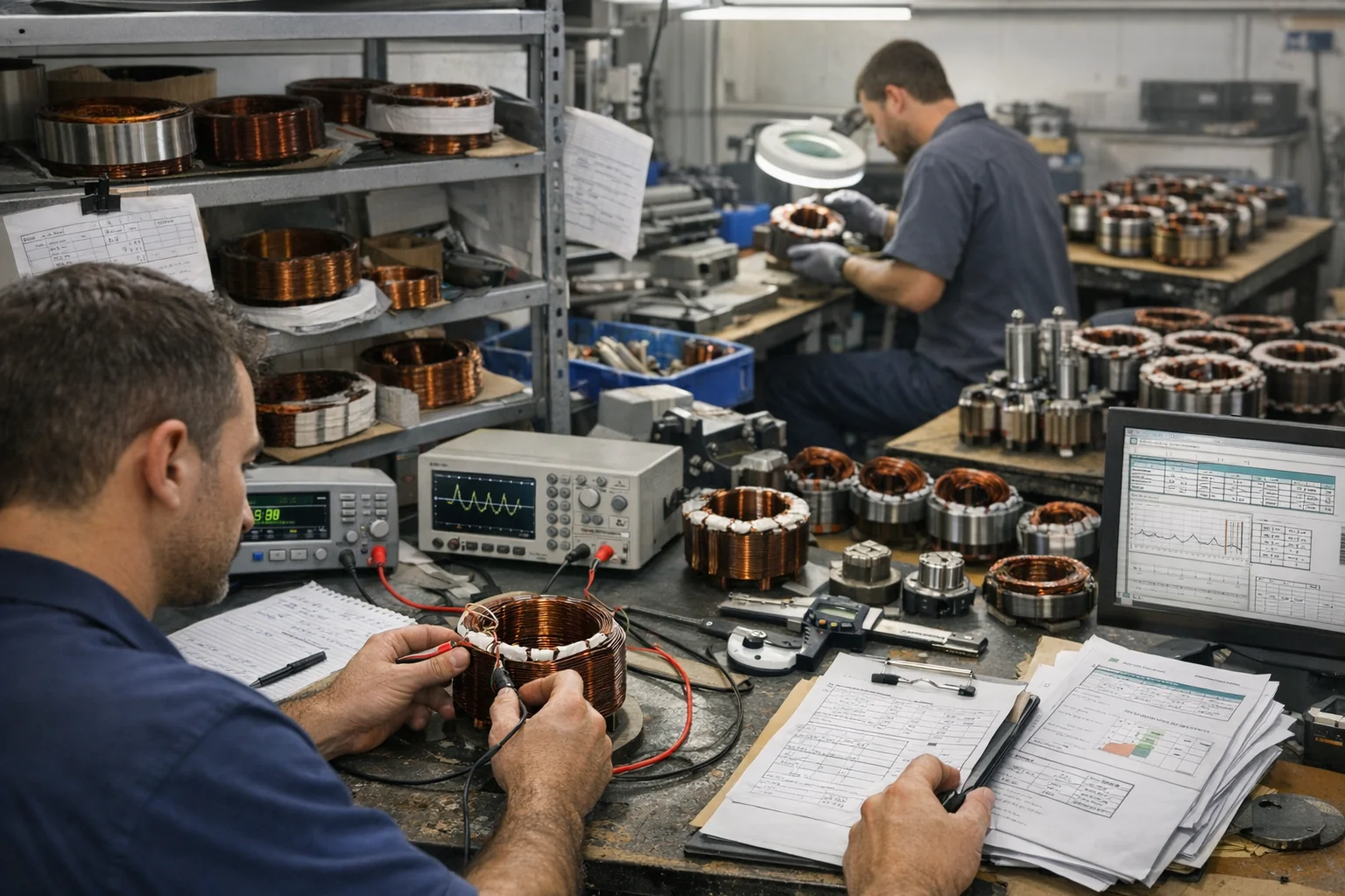 In-house electrical testing