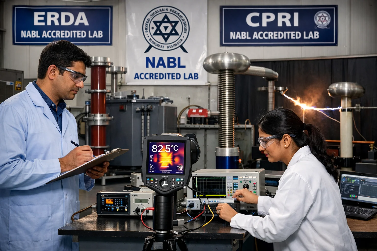 High voltage and type testing